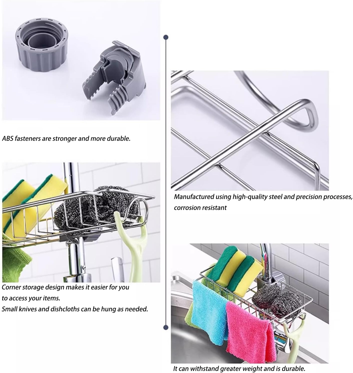 Gootsteenorganizer, super organizer voor keuken en badkamer