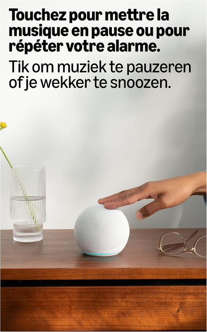 Echo Dot (Nieuwste generatie) | Krachtig, levendig geluid – Wifi en Bluetooth-luidspreker met Alexa | Antraciet