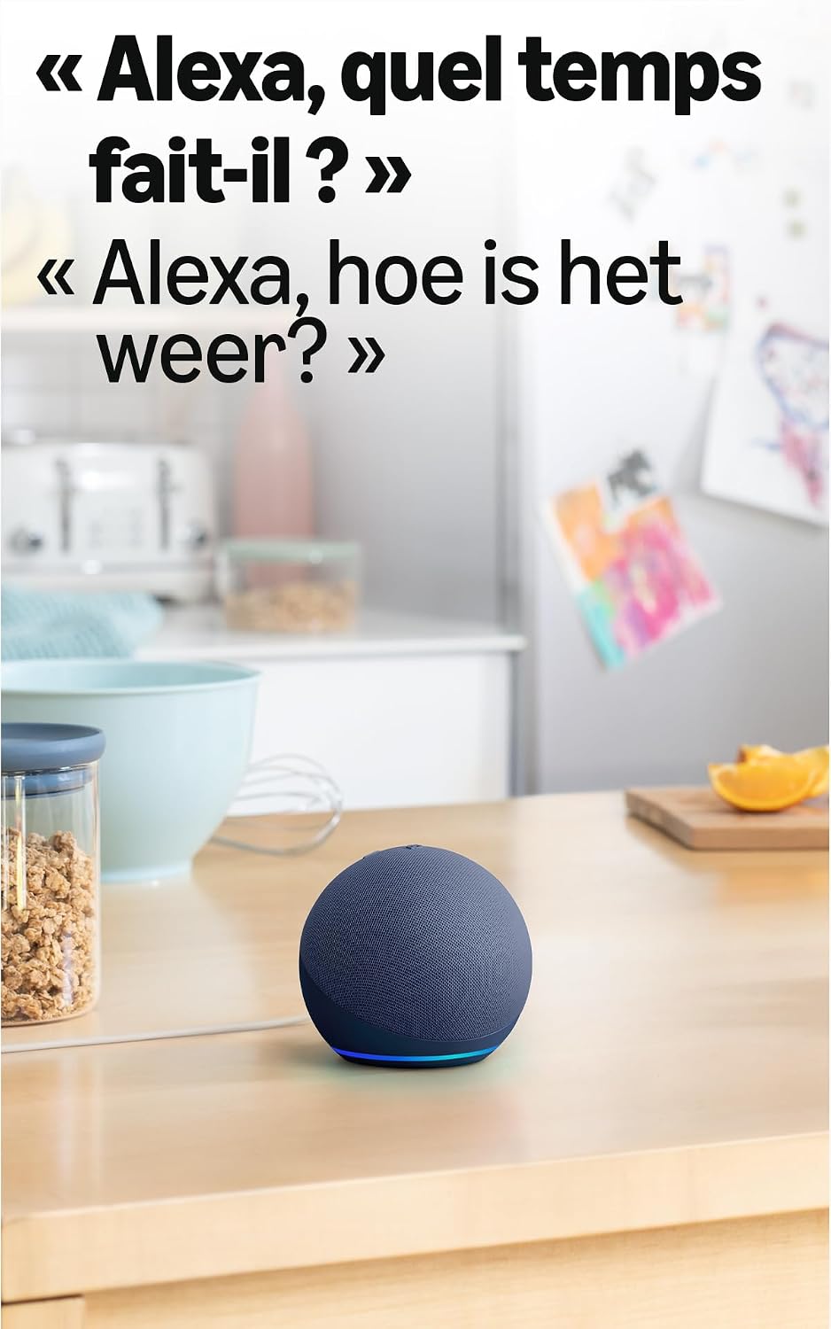 Echo Dot (Nieuwste generatie) | Krachtig, levendig geluid – Wifi en Bluetooth-luidspreker met Alexa | Antraciet