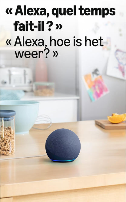 Echo Dot (Nieuwste generatie) | Krachtig, levendig geluid – Wifi en Bluetooth-luidspreker met Alexa | Antraciet