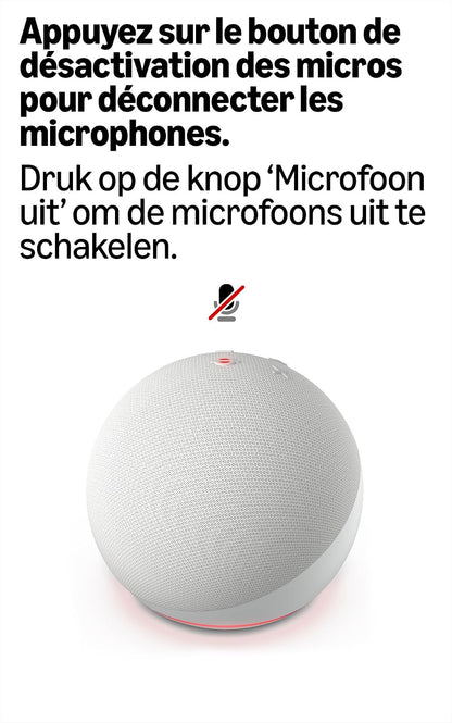 Echo Dot (Nieuwste generatie) | Krachtig, levendig geluid – Wifi en Bluetooth-luidspreker met Alexa | Antraciet
