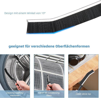 Laphontab Corner Cleaning Brush Set of 4 – Stiff Bristle Grout & Gap Scrubber