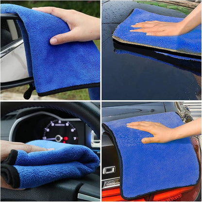 Set van microvezel autopoetsdoeken
